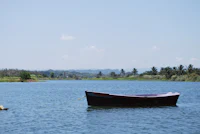 a boat in a body of water
